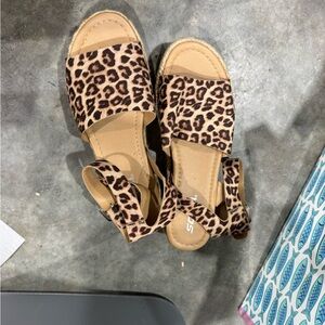 Leopard Print Women's Sandals